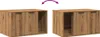 vidaXL Katzenklo Artisan-Eiche 80x50x45 cm Holzwerkstoff Produktbild-Vorschau 11