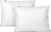 Two white quilted pillows are shown side-by-side on a white background. Anteprima dell’immagine prodotto