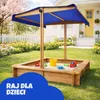 Piaskownica z daszkiem „regulowanym na wysokość” 98 x 98 x Podgląd zdjęcia produktu 5