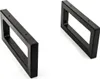 2x Wandkonsole Waschtischhalterung Regalträger matt schwarz Produktbild-Vorschau 3