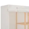 Kleiderschrank Weiß 173 x 40 x 170 cm Stoff Produktbild-Vorschau 5