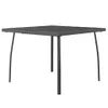 vidaXL Gartentisch Anthrazit 100x100x72 cm Stahlgitter Produktbild-Vorschau 1