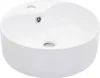 vidaXL Umývadlo s prepadom 36 x 13 cm keramické biele Náhľad obrázku produktu 6