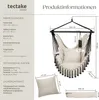 tectake® Hängesessel Malika inkl. Tragetasche, ca. 100 x Produktbild-Vorschau 7