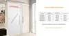 inova Holzschiebetür 1025 x 2200 mm, Weiß, Komplettset mit Produktbild-Vorschau 4