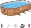Bestway 56719 Power Steel Frame Pool 610 x 366 x 122 cm Produktbild-Vorschau 4