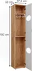 Vanity unit  Vicco Irma Biely vysoký lesk/dub Goldkraft Náhľad obrázku produktu 4