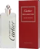 A bottle of Cartier Déclaration Eau de Toilette and its red packaging are displayed against a white background. Anteprima dell’immagine prodotto