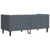 vidaXL Chesterfield-Sofa mit Nackenrollen 2-Sitzer Produktbild-Vorschau 6