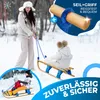 Slittino in legno KESSER® Premium, slittino pieghevole per Anteprima dell’immagine prodotto 4