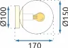tooLight Deckenlampe APP1156-1C GOLD/WHITE Produktbild-Vorschau 7
