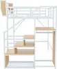 Sweiko Hochbett 140x200 mit Sicherheitsleiter und flexiblem Produktbild-Vorschau 11