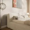 Selsey Bowia – Lit rembourré 200 x 200 cm, peluche beige Voir les images du produit 7