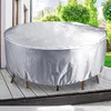 Runde Terrassentischabdeckung, Terrassenmöbelabdeckungen Produktbild-Vorschau 5
