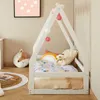 Hausbett TAMI Kinderbett in Hausform, 70 x 140 cm, weiß, Produktbild-Vorschau 4