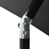 vidaXL Ombrellone con LED e palo in acciaio antracite 2x3 m Anteprima dell’immagine prodotto 6