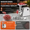 2800W Elektrischer Fleischwolf, 3in1 Multi Produktbild-Vorschau 5