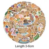 50pcs Tieraufkleber PVC wasserdicht Verschiedene Cartoon Produktbild-Vorschau 7
