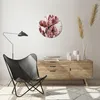 Wanduhr - Rund - Glasuhr - Getrocknet Blume Eco - 40x40cm - Produktbild-Vorschau 6