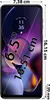 A smartphone with dimensions indicated by overlaid text and lines. Anteprima dell’immagine prodotto