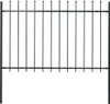 vidaXL Zahradní plot Woerden s hroty, ocel, 181 x 120 cm, Náhled obrázku produktu 5