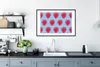MuchoWow® MuchoWow® Gerahmtes Poster Himbeere - Muster - Produktbild-Vorschau 4