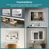 Puluomis badspiegel 80x60, anti-condens, met 3 kleuren Productafbeelding-voorbeeld 9