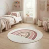 Carpetsale24 Kinderteppich Regenbogen Spielteppich rund 120 Produktbild-Vorschau 1