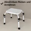 Brixy Duschstuhl mit abnehmbarer Rückenlehne und Armlehne – Produktbild-Vorschau 6