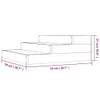 vidaXL Fioriera grigia 78x78x27 cm in legno di pino Anteprima dell’immagine prodotto 7