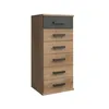 A tall, narrow chest of drawers with six drawers. Produktbild-Vorschau