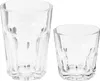 Two clear glasses of different sizes on a white background. Náhled obrázku produktu