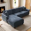 Merax Ecksofa, 3-Sitzer Wolken Sofa mit verstellbarer Produktbild-Vorschau 4