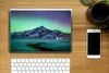 MuchoWow® Laptop Aufkleber Sticker Cover Berg - Nordlichter Produktbild-Vorschau 2
