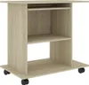 Scrivania Sonoma rovere 80x50x75 cm materiale a base di Anteprima dell’immagine prodotto 1