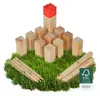 Ocean 5 Kubb Deluxe 30x7x7 cm rote Krone - Wurfspiel Produktbild-Vorschau 1