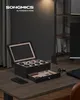 SONGMICS Box na hodinky, 8 přihrádek, z masivního dřeva, Náhled obrázku produktu 2