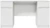 vidaXL Scrivania con cassetti bianchi 140 x 49 x 76 cm Anteprima dell’immagine prodotto 7