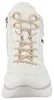 RIEKER  Damen Schnürstiefelette weiß beige Kunstleder - Produktbild-Vorschau 6