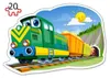 Puzzle 4 v 1 (8+12+15+20 dielov) Zábavné vláčiky 43033 Náhľad obrázku produktu 6
