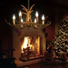 A festive living room scene with a fireplace and Christmas tree. Podgląd zdjęcia produktu