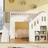 Flieks Etagenbett 90x200cm mit Stauraumtreppe, Kinderbett Produktbild-Vorschau 2