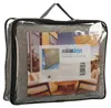 Slnečná plachta Relaxdays, 3 x 4 m, HDPE, priedušná, Náhľad obrázku produktu 9