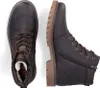 A pair of brown leather boots shown from a top-down perspective against a white background. Produktbild-Vorschau