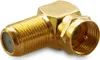 SAT F-Winkelstecker Winkel Adapter 90° Vergoldet 2x Produktbild-Vorschau 4
