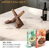 PUERSI Holz Kochbuchhalter Rezepthalter Küche Vintage Braun Produktbild-Vorschau 6