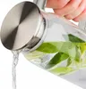 APS 10792 Saft-/Wasserkanne, Glas/Edelstahl, 1,5 Liter, Ø Produktbild-Vorschau 3