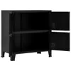 vidaXL Lagerschrank Industrial Schwarz 75x40x80 cm Stahl Produktbild-Vorschau 3