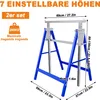 UISEBRT Teleskop Gerüste 80-130cm Höhenverstellbar Stützen Produktbild-Vorschau 2