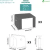 VOUNOT® 7er Set Große Vakuum Aufbewahrungstasche mit Pumpe, Produktbild-Vorschau 2